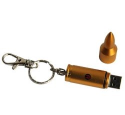 Gold bullet USB flash drive Gold bullet USB flash drive