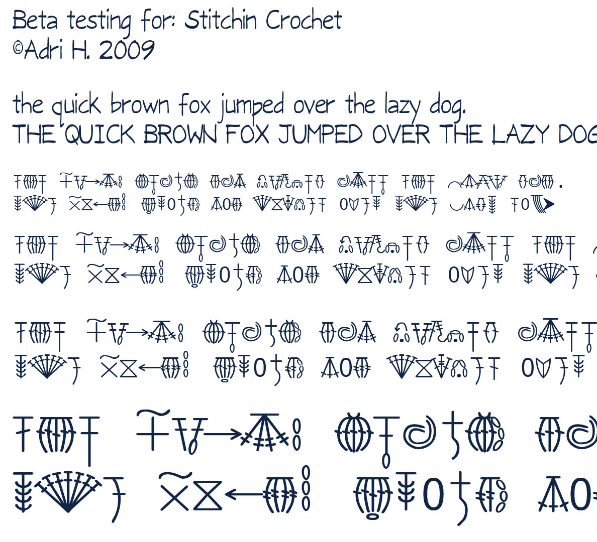 Adri Makes a Thing or Two: Crochet Font - StitchinCrochet