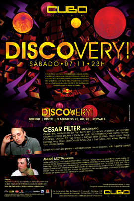 Cubo Club Campinas - Discovery! DJ Cesar Filter