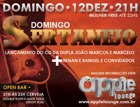 Apple Lounge - Sertanejo Universitário