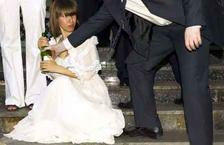 Fotos que vc nunca verá em um álbum de casamento