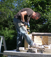 Me with the brick chisel.