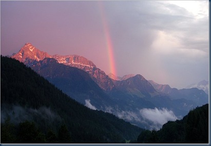 berge regenbogen