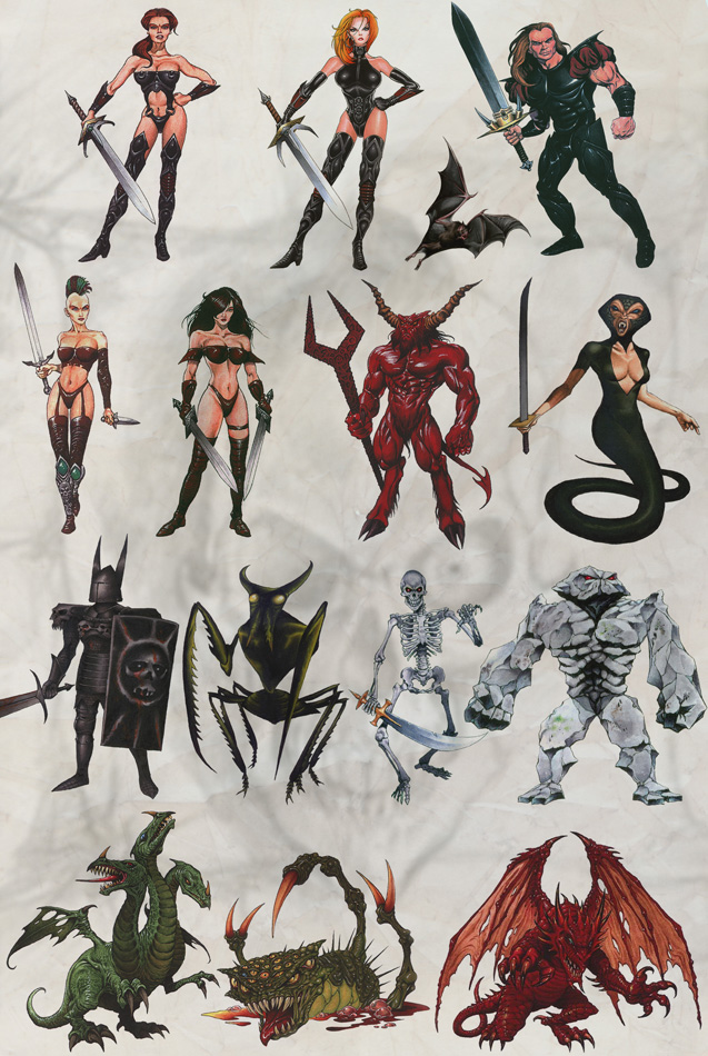 Deathtrap Dungeon Characters, de Martin McKenna Deathtrap Dungeon Characters, de Martin McKenna