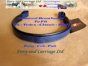 Zilco Harness Blue Colour Substitute BrowBands