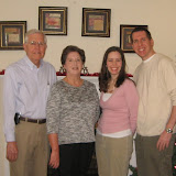 Dan's parents came to visit around Christmas time (January 2010)