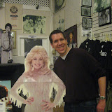 Dan and Dolly inside the famous Ernest Tubb Record Shop