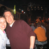 Dan and Katie at a ”Honky Tonk“ on the Nashville strip