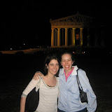 Katie and Rebekah at the Parthenon