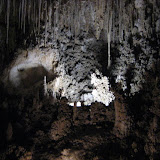 In the “Big Room” of Carlsbad Caverns National Park.  The biggest open cave area in the western hemisphere!