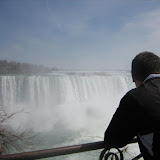 Dan at the Falls overlook on the Canadian side