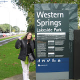 Katie at Western Springs park in Auckland