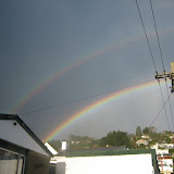 And then becomes a double rainbow!