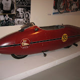 A replica of Burt Munro's bike (used in the movie)
