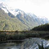 “Mirror Lakes” - notice the reflections of the mountains in the lake below
