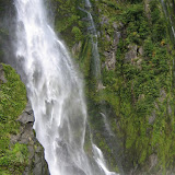 One of the many waterfalls at Milford Sound