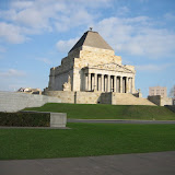 At Melbourne's Shrine of Remembrance -- a national monument and museum dedicated to their soldiers