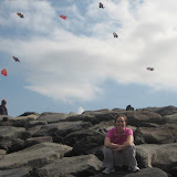 Leaving the kite festival