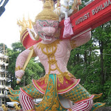 At one of the “Wats” (Buddhist Temples) in Phuket