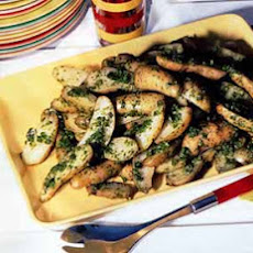 Fingerling Potato Salad with Green Chile-Cilantro Salsa