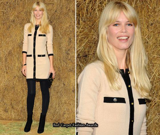 Claudia Schiffer at Chanel’s Spring 2010 Presentation