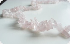 pink necklace