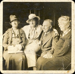 Annie Pearson c 1932 (far right, age 76)