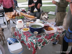 attending to table