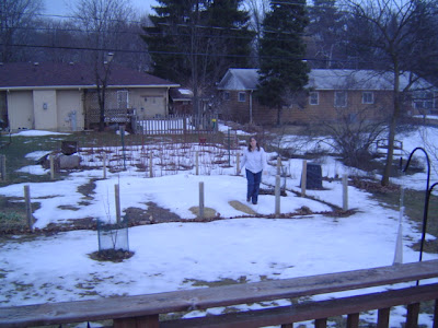 image of B and her garden