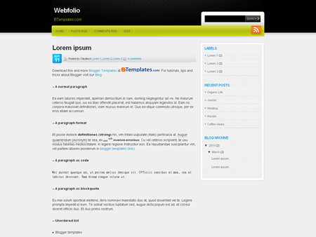 Webfolio