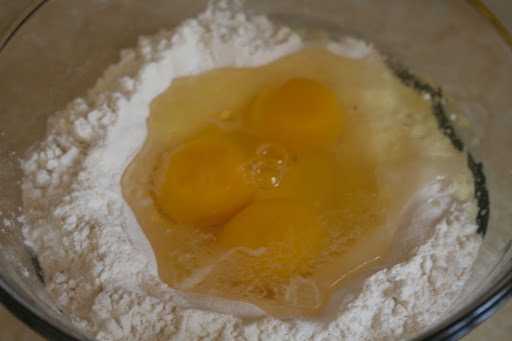 Eggs in Flour