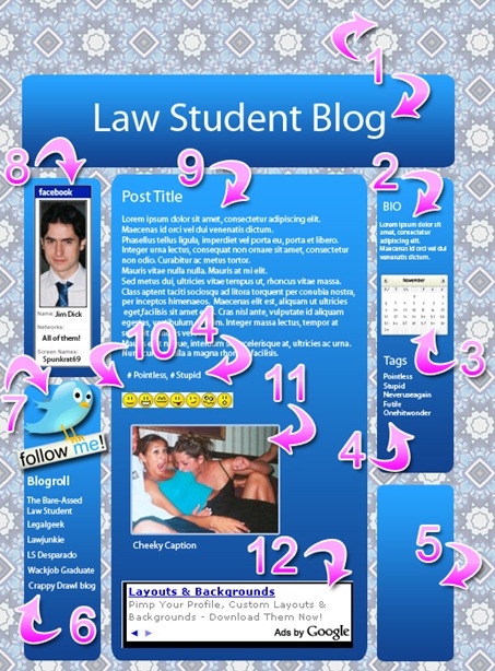 Anatomy of a law student blog