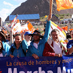 Cierre MM en Punta de Vacas Enero 2010. Foto: Antonio Pangua para Pressenza-IPA