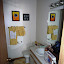 The office bathroom, designed by mom!