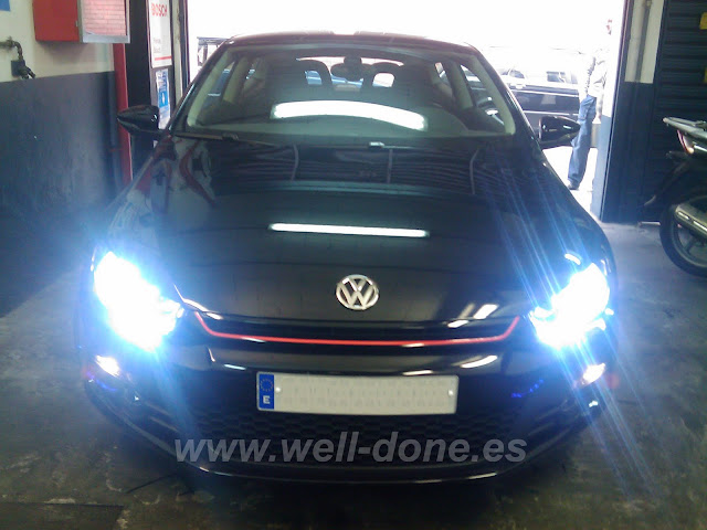 portalamparas VW Scirocco Xenon H7 welldone