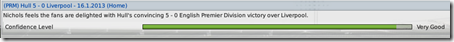Fans confidence after the match, FM 2009
