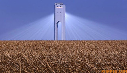 View of the new PS20 solar tower at the Solucar Platform in Sanlucar la Mayor, southern Spain, on Wednesday, Sept. 23, 2009. PS20, on of the most powerful commercial solar tower in the world, consists of a solar field made up of 1,255 mirrored heliostats producing a steam which is converted into electricity generation by a turbine. (AP Photo/Miguel Angel Morenatti)