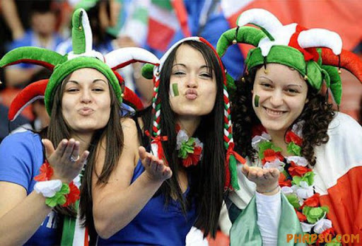 An Ecuadorian fan cheers her team prior to a World Cup 2010 qualifying soccer game between Ecuador and Venezuela in Quito, Saturday, Oct. 13, 2007. (AP Photo/Fernando Llano)