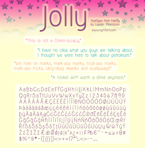 Jolly Font Family