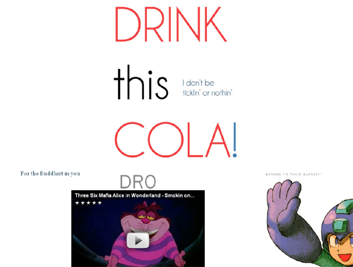 Fonts In Use: Drink This Cola