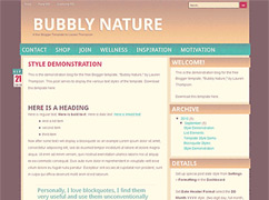 Bubbly Nature