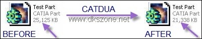 CATPART SIZE BEFORE AFTER