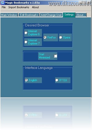 Magic Bookmarks free bookmark managing tool