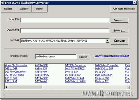 screenshot-free-vcd-to-blackberry-converter