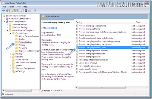 How to Enable or Disable Changing Desktop Icons in Windows 7?