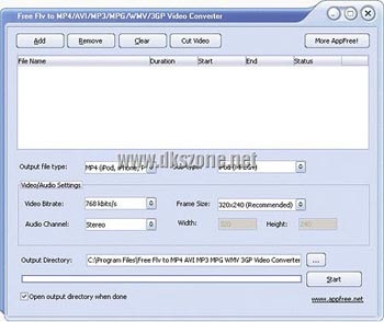 Free-FLV-to-AVI-MP4-3GP-WMV-MP3-Converter