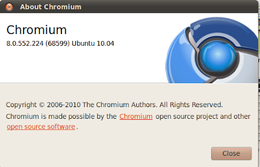 Updated Google Chrome
