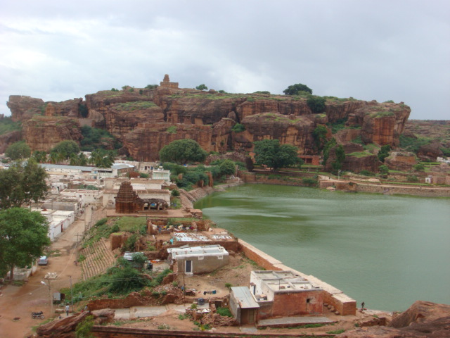View from Cave Temple, Badami