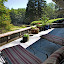 Sun chairs on the patio, directly outside bedrooms 1-3.