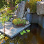 One of the Sycamore Retreat's finest features is its waterfall patio.